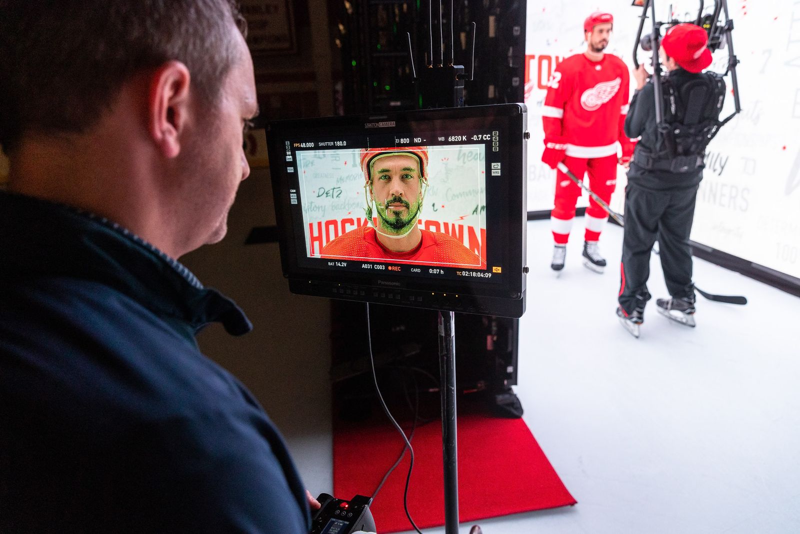 Red Wings media day set, 2018-19